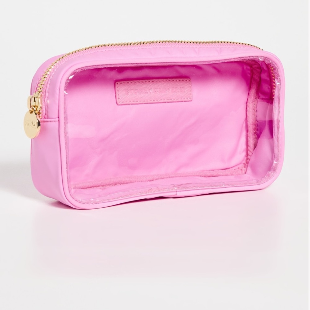 Stoney Clover Lane Clear Front Small Pouch in Sunset Chaser